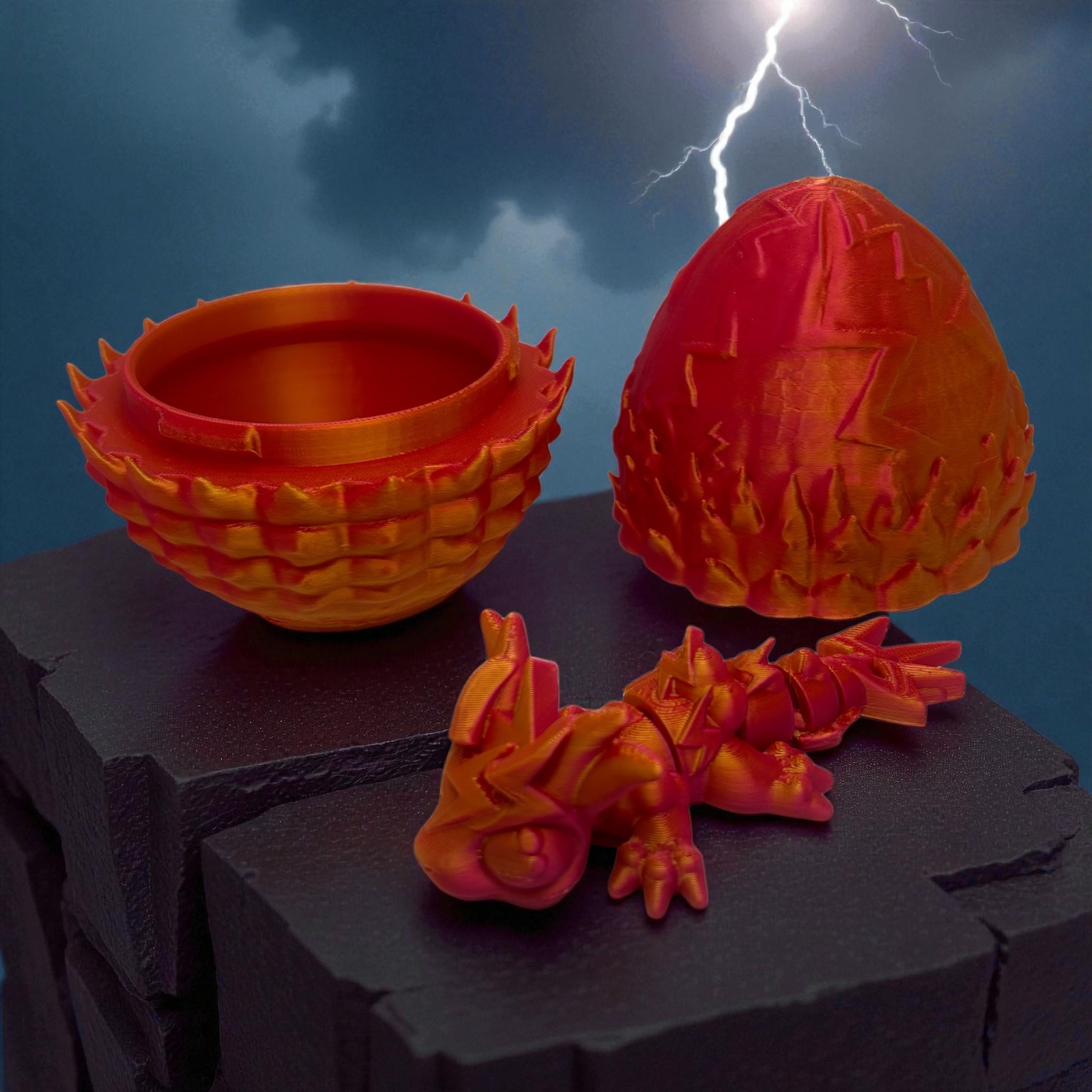 Electric Dragon and Egg Box